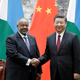 Chinese President Xi Jinping shakes hands with Djibouti's President Ismail Omar Guelleh during a signing ceremony at the Great Hall of the People in Beijing, China November 23, 2017.